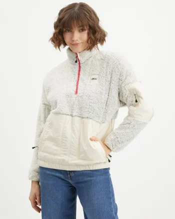 Bluza de trening cu fenta cu fermoar