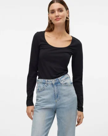 Bluza din amestec de bumbac organic,