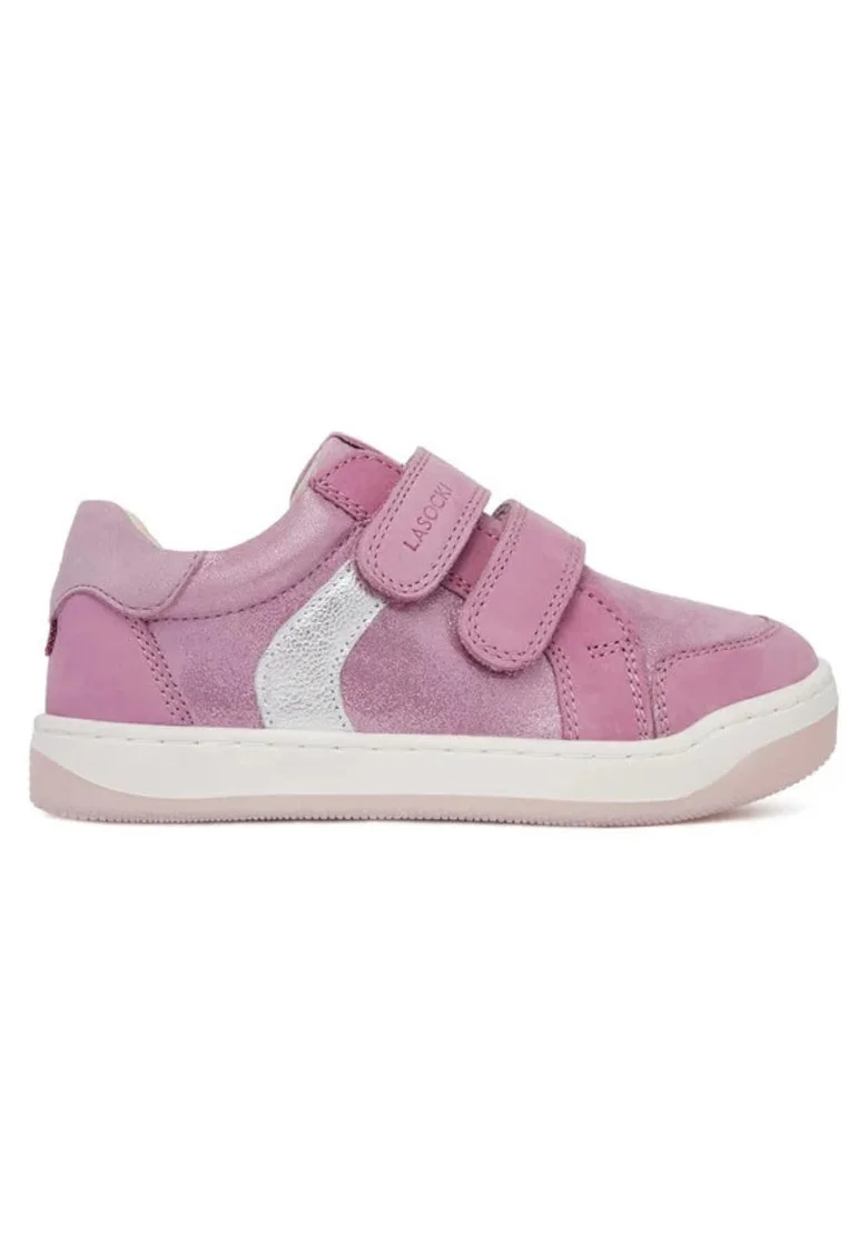 Pantofi fete  5903698182520, Piele nabuc, Roz, Roz