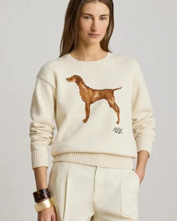Lauren Ralph Lauren pulover pentru femei din bumbac