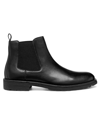 Ghete  piele naturala negru, Negru