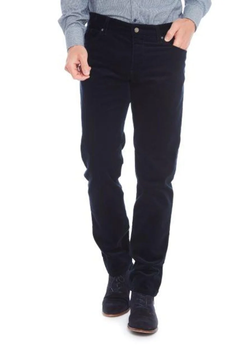 Pantaloni W. Wegener Cordoba 6653 albastru, Albastru