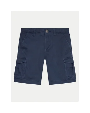Pantaloni scurti baieti,  303241971, Bumbac, Albastru, Albastru