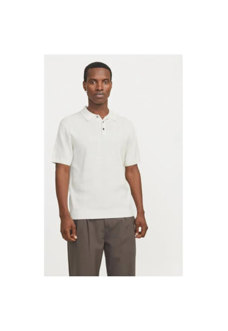 Tricou barbati,  304777981, Bumbac organic/Bumbac, Alb, Alb