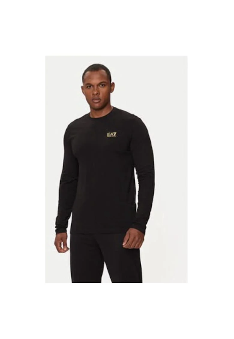 Bluza barbati, Emporio Armani  304213021, Bumbac, Negru, Negru