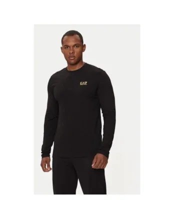 Bluza barbati, Emporio Armani  304213021, Bumbac, Negru, Negru