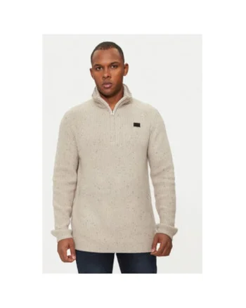Pulover barbati, G Star Raw, 304421983, Poliamida/Viscoza/Lana, Bej, Bej