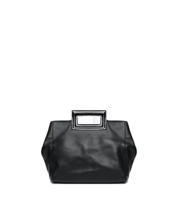 Geanta dama piele,  Shea, negru, 33x12x30 cm
