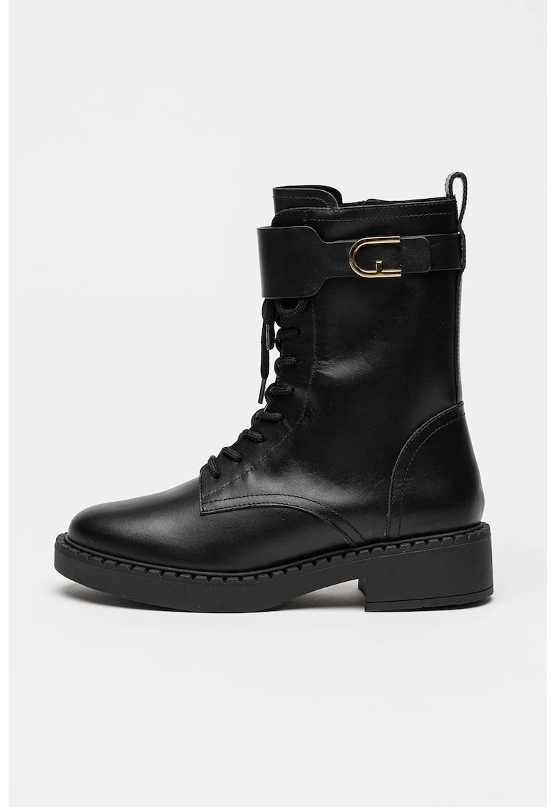 Ghete Chelsea din piele New Legacy, Negru