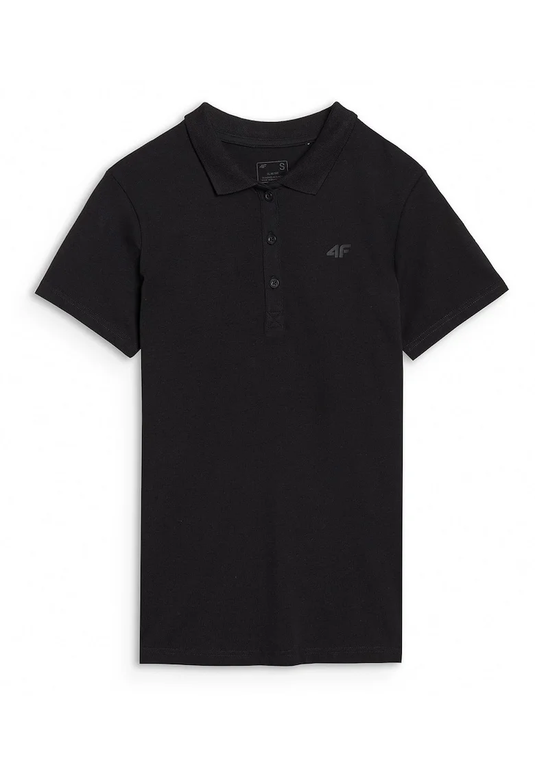 Tricou Polo Femei  Slim Fit, Negru