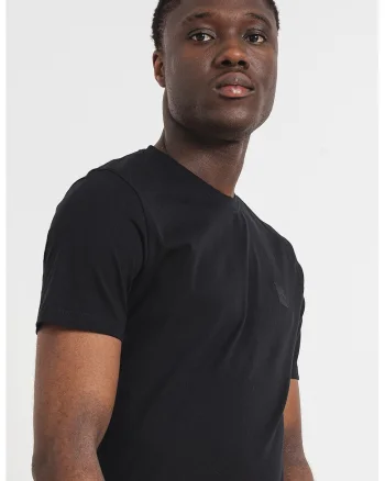Tricou din bumbac Tales, Negru
