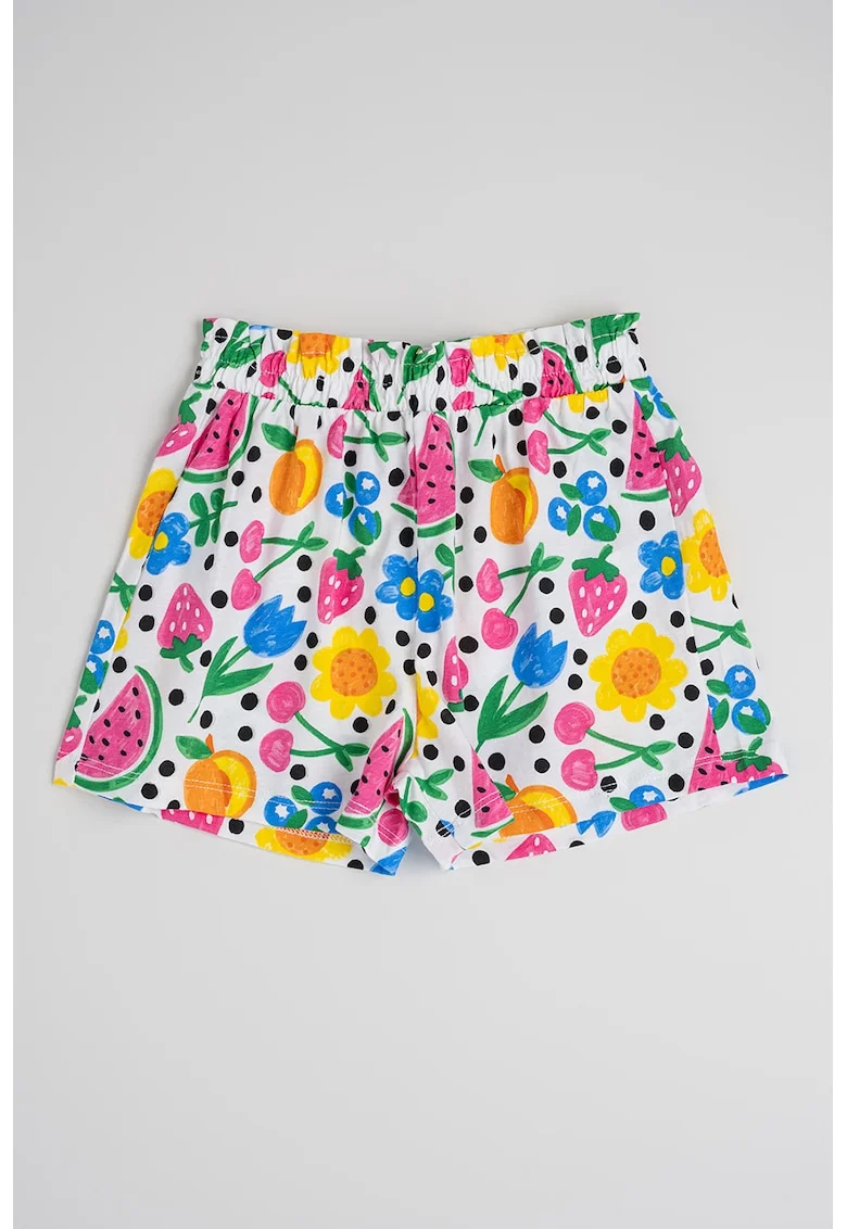 Pantaloni scurti cu model grafic, Multicolor