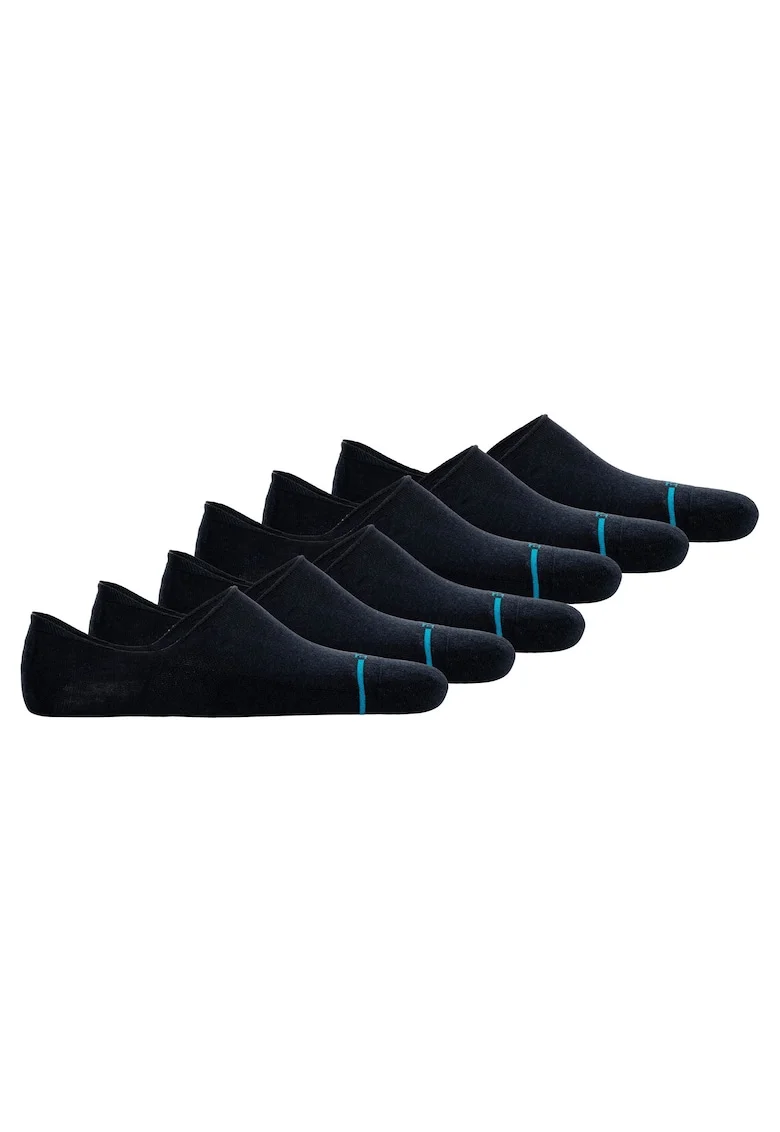 Set de sosete unisex foarte scurte - 6 perechi, Albastru inchis