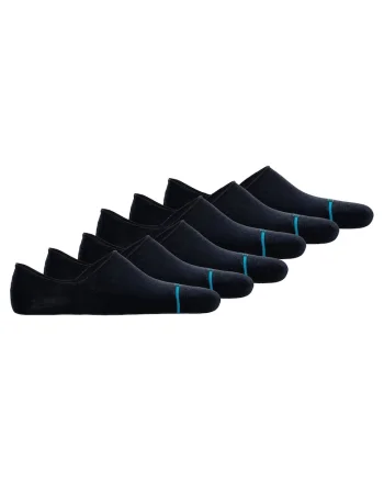 Set de sosete unisex foarte scurte - 6 perechi, Albastru inchis