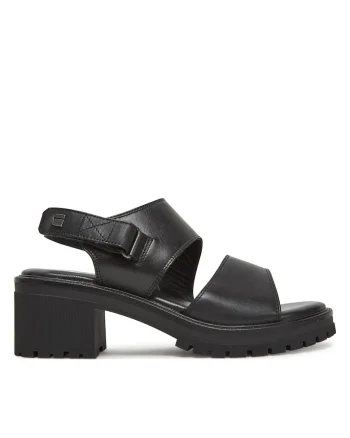 Sandale dama  piele naturala, Negru