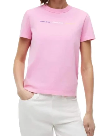 Tricou dama,  Bumbac,Roz