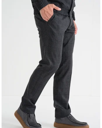 Pantaloni regular fit, Gri antracit