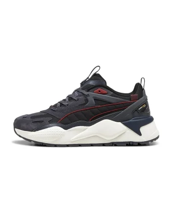 Pantofi sport cu insertii de piele intoarsa RS-X Efekt, Gri carbune