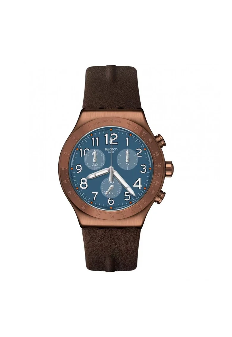 Ceas bărbați,  Irony Vintage YVC100, 43mm, inox, curea piele