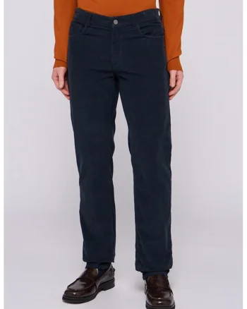 Pantaloni regular fit cu buzunare medii, Negru