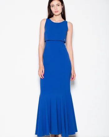 Rochie lunga,, Albastru