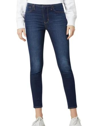 Blugi dama  720 High-Rise Super Skinny, albastru, bumbac, talie inalta, tehnologie de racire, protectie UPF 40+,