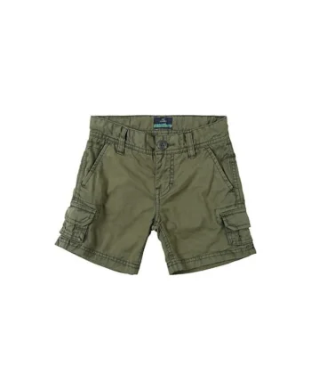 Pantaloni scurti copii,  Bumbac, Verde,