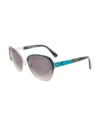 Ochelari soare dama,  Plastic, 58x10x19, Albastru