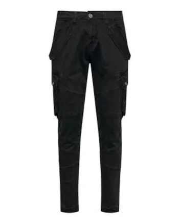 Pantaloni pentru barbati,  bumbac/elastan, negru