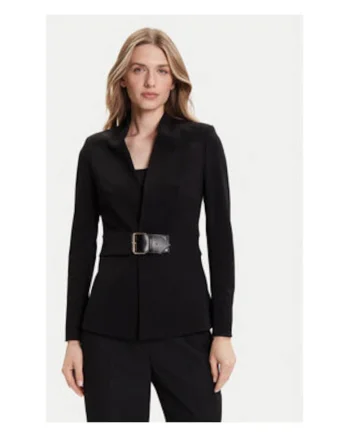 Sacou dama  negru, 96% poliester, 4% elastan
