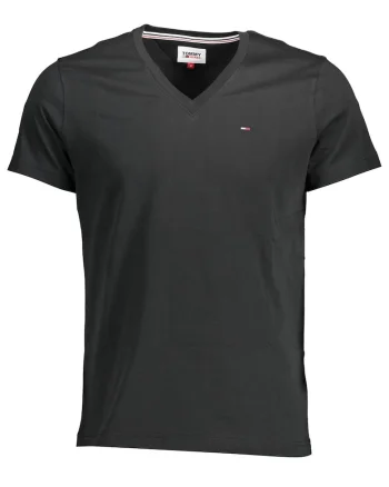 Tricou barbati Regular fit bumbac organic cu anchior negru, Black Grain