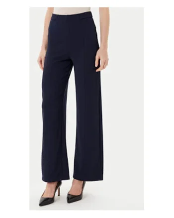 Pantaloni dama,  bleumarin, 97% poliester, 3% elastan