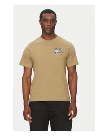 Tricou barbati,  kaki, 100% bumbac
