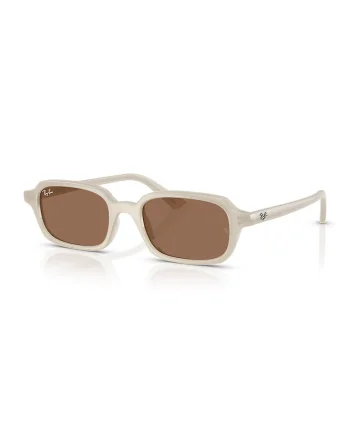 Ochelari de soare unisex Zuri, Alb fildes
