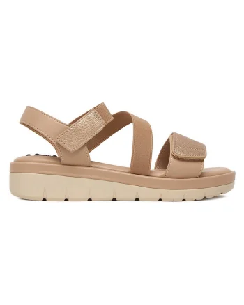 Sandale dama  roz, piele ecologica, Roz