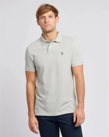 Tricou din bumbac cu aspect piqué