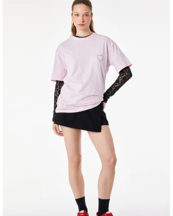 Tricou lejer, Roz deschis