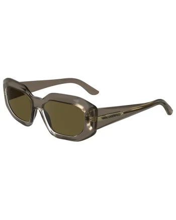 Ochelari de soare femei,  KL6167S-278, maro, 53x16x140