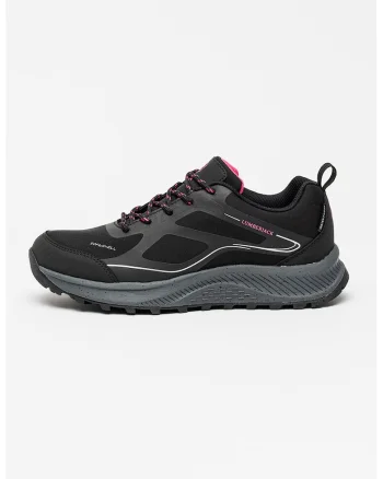 Pantofi sport wedge impermeabile, Negru/Violet/Negru stins