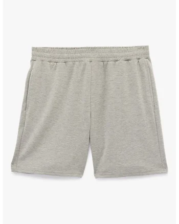 Pantaloni scurti din amestec de modal cu talie elastica, Grej