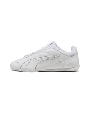 Pantofi sport Catch Soleil de piele ecologica si material textil, Alb optic