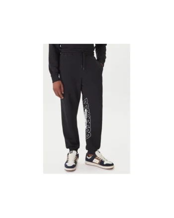 Pantaloni de trening  bumbac/poliester, negru,