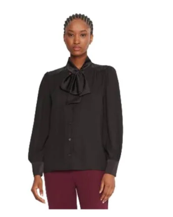 Camasa dama,  poliester, negru