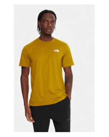 Tricou barbati,  galben, 60% bumbac, 40% poliester
