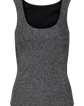 Top dama,  Gri, Viscoza/Poliester,
