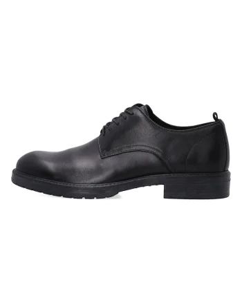 Pantofi clasici barbati negri din piele neteda