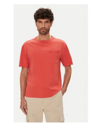 Tricou barbati,  rosu, 100% bumbac,