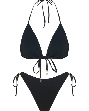 Complet de plaja Seashell  Negru, Negru