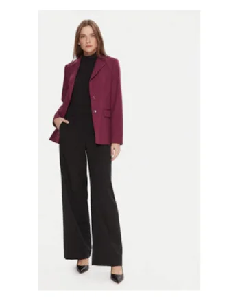 Sacou dama,  mov, 68% poliester, 28% viscoza, 4% elastan,