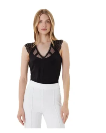 Tricou dama,  viscoza/poliamida/elastan, negru1